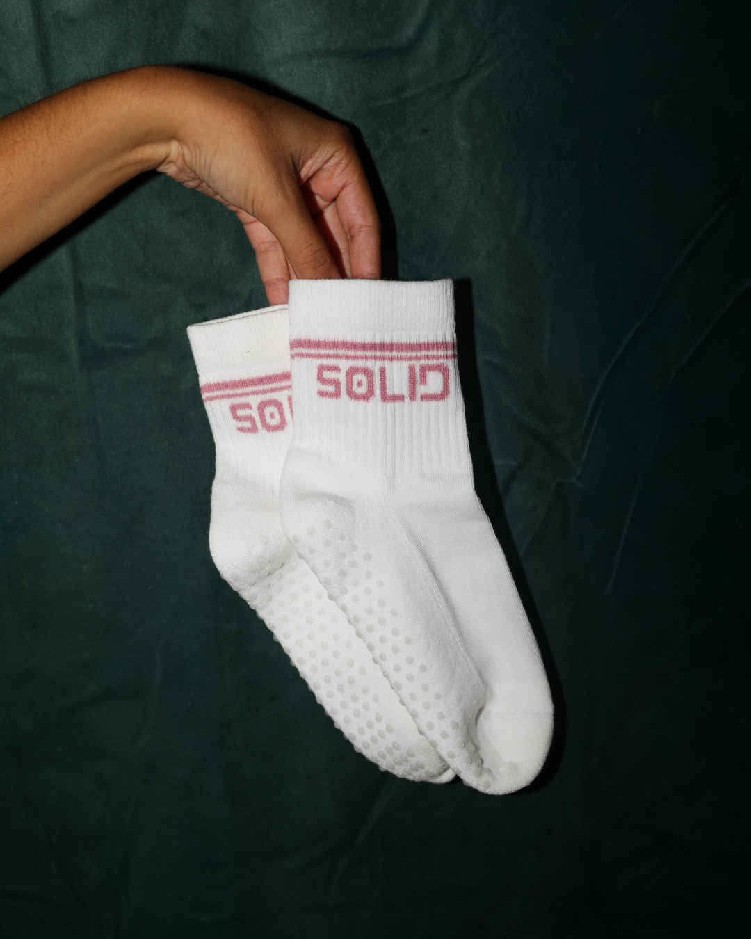 Calcetines Solid Rosas (Unisex)