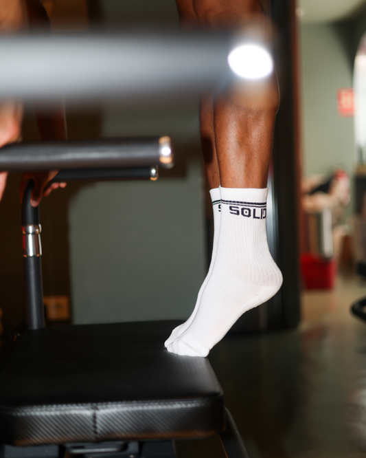 Calcetines Solid Blancos (Unisex)