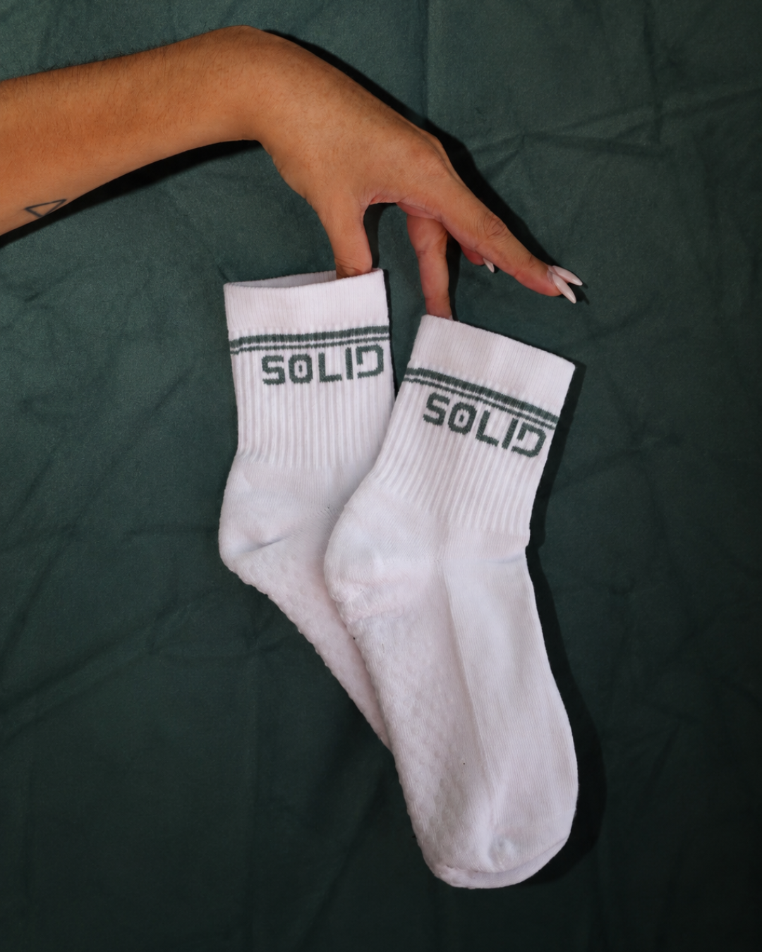 Calcetines Solid Verdes (Unisex)